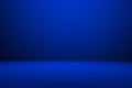 Abstract blue room background Royalty Free Stock Photo
