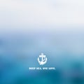 Abstract blue sea background Royalty Free Stock Photo