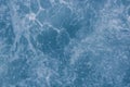 Abstract blue sea water with white foam and bubbles for background, natural summer background, pattern concept Royalty Free Stock Photo