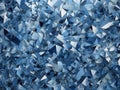 Abstract Blue Shattered Glass Explosion Texture Royalty Free Stock Photo