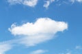 Abstract Blue sky background with tiny white clouds. Royalty Free Stock Photo