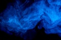 Abstract blue smoke Weipa