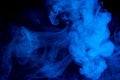 Abstract blue smoke Weipa