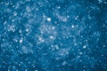 Abstract blue snowflakes background Royalty Free Stock Photo