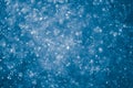 Abstract blue snowflakes background Royalty Free Stock Photo