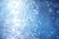 Abstract Blue Sparkle Christmas Background Royalty Free Stock Photo