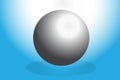Abstract silver steel sphere texture vector image