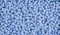 abstract blue spheres balls wallpaper background. white balls background, space with lot of blue balls Royalty Free Stock Photo