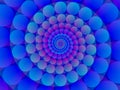 Abstract blue spiral background Royalty Free Stock Photo