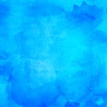 Abstract blue stained paper texture background or backdrop  watercolor. Empty cyan blue paperboard or grainy cardboard for Royalty Free Stock Photo