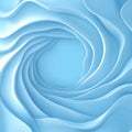 Abstract blue swirling layers create a fluid, dynamic background.