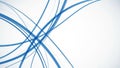 Abstract Blue Swirling Lines on a White and Light Gray Gradient Background 142044 386 Royalty Free Stock Photo