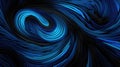 Abstract Blue Swirls Digital Art Wallpaper