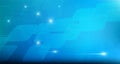 Abstract blue tech background. Cybersecurity technologies, personal data protection and secure data storage on the Internet.