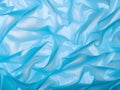 Abstract blue texture, Blue plastic texture, Plastic bag for background