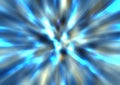 Abstract blue tone blur zoom beam illustration Royalty Free Stock Photo