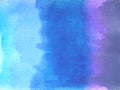 Abstract blue tone watercolor painting background