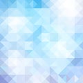 Abstract Blue Triangle Background, contains Transparent Objects