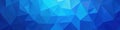 Abstract blue triangle mosaic Geometric low poly background , digital, complex