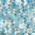 abstract blue triangular background. polygonal style. eps 10 Royalty Free Stock Photo