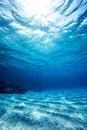 Abstract blue underwater background Royalty Free Stock Photo