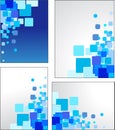 Abstract blue vector backgrounds Royalty Free Stock Photo