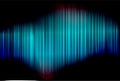 Abstract Blue Vertical Striped. Vector Royalty Free Stock Photo