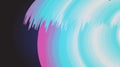 Abstract blue and violet rounded twisted circular cosmic rainbow striped magical unusual gradient texture from multi-colored