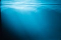 Abstract blue water background Royalty Free Stock Photo