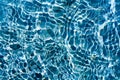 Abstract blue water surface background texture Royalty Free Stock Photo