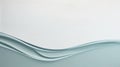 abstract blue water wave on white background with copy space for design Royalty Free Stock Photo