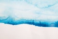 Abstract blue watercolor background