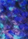 Abstract blue watercolor colorful background, hand-painted texture. Design for prints, fabric, backgrounds, wallpapers, covers Royalty Free Stock Photo
