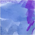 Abstract blue watercolor splash design, editable, versatile