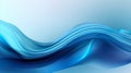 Abstract blue wave background aesthetic marvelous scenery design