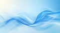 Abstract Blue Flowing Waves Background, Smooth Elegant Design, Technology Concept Royalty Free Stock Photo