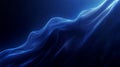 Abstract blue wave background with flowing light and dark gradients and textures Royalty Free Stock Photo