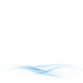 Abstract blue wave background. layout for advertising. eps 10 Royalty Free Stock Photo