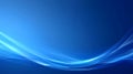 Abstract Blue Wave Background with Light Streaks Royalty Free Stock Photo