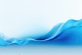 Abstract blue wave background. Stylized water flow banner