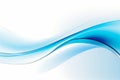 abstract blue wave background vector illustration Royalty Free Stock Photo