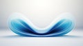 abstract blue wave background vector illustration Royalty Free Stock Photo