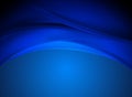 Abstract blue wave backgrounds vector