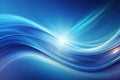 Abstract blue wave glow background, website header Royalty Free Stock Photo