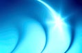 Abstract blue wave gradient blur background.