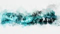 Abstract blue wave ocean watercolor background. Artistic painted background for design, wallpaper, texture. Modern art. Royalty Free Stock Photo