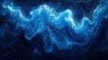 Abstract Blue Wave Particle Background Royalty Free Stock Photo