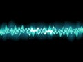 Abstract blue waveform. EPS 8 Royalty Free Stock Photo