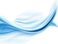 Abstract blue waves Royalty Free Stock Photo
