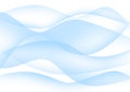 Abstract Blue Waves Background Royalty Free Stock Photo